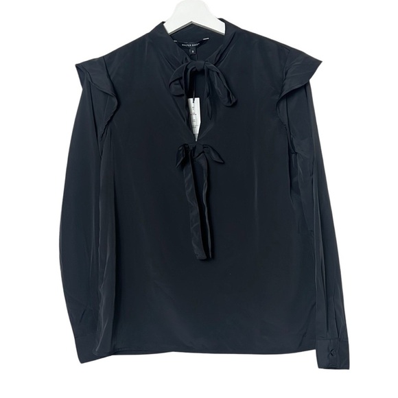 Walter Baker Tops - NWT Walter Baker Rhonda Black Long Sleeve Blouse